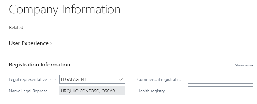 Company information